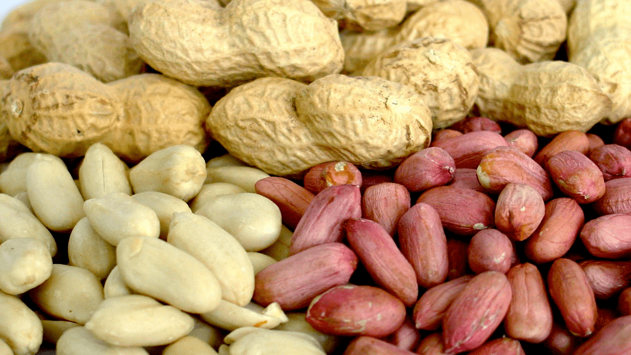peanuts and almonds to boost