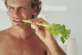 eating celery to turn me on