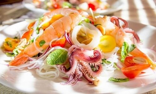 To diversify the diet and avoid loss of potency, it is necessary to eat seafood
