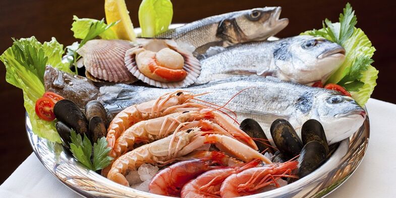 Benefits of seafood for male potency.